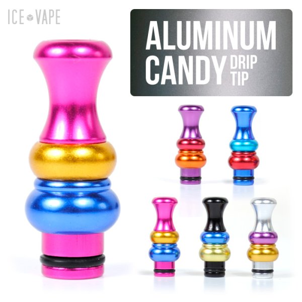 画像1: 【ドリップティップ】【ICE VAPE】 アルミナム キャンディー (1)