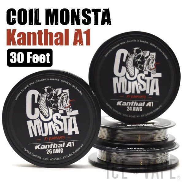 画像1: 【メール便送料無料！】【RBA DIY】 COIL MONSTA / Kanthal A1 (1)