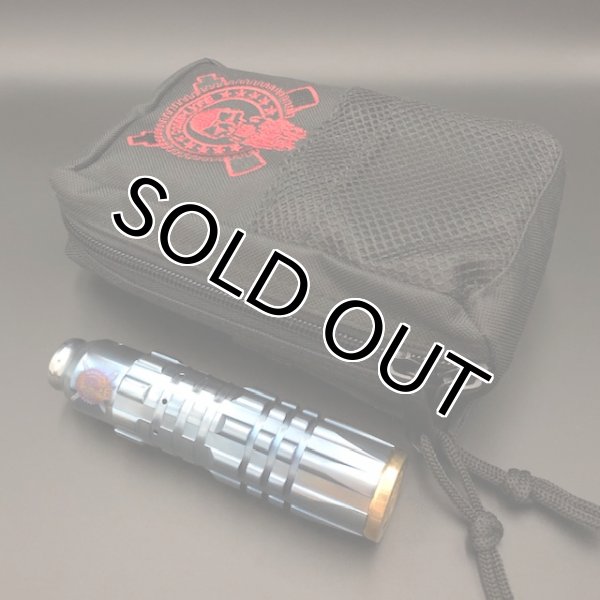 画像4: 【MOD】 COMP LYFE  /  PREDATOR 21700 CAP&DECK SET【anodized titanium Blue】 (4)