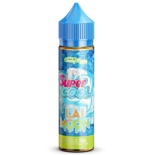 画像1: 【ネコポス 送料無料！】【E-リキッド】Cloudy O Funky / Super Cool / LAIMOON (レモン ライムメンソール )【60ml】 (1)