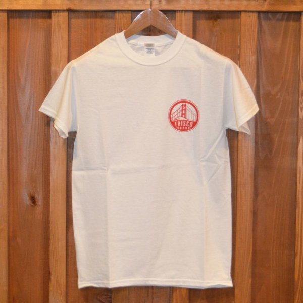 画像1: 【FRISCO】 Tシャツ  FRISCO WHITE x RED (1)