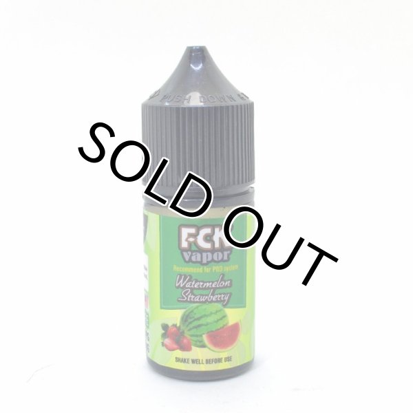 画像1: 【ネコポス 送料無料！】【E-リキッド】FCK VAPOR スイカ ストロベリー 30ml エフシーケー ベイパー (1)
