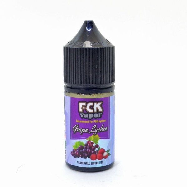 画像1: 【ネコポス 送料無料！】【E-リキッド】FCK VAPOR グレープライチ 30ml エフシーケー ベイパー (1)