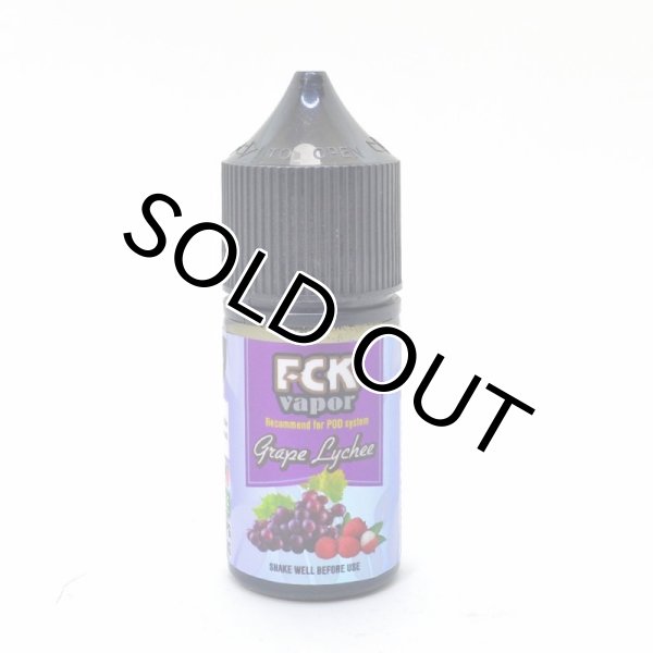 画像1: 【ネコポス 送料無料！】【E-リキッド】FCK VAPOR グレープライチ 30ml エフシーケー ベイパー (1)