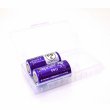 画像3: 【ネコポス送料無料！】PSEマーク付き【リチウムイオン電池】 VAPCELL  INR 18350 1100mAh 定格9A PURPLE ケース付き２本セット (3)