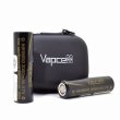 画像1: 【ネコポス送料無料！】PSEマーク付き【リチウムイオン電池】 VAPCELL  INR 18650 2000mAh 定格38A BLACK ケース付き２本セット メカニカルMODに最適 (1)