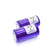 画像7: 【ネコポス送料無料！】PSEマーク付き【リチウムイオン電池】 VAPCELL  INR 18350 1100mAh 定格9A PURPLE ケース付き２本セット (7)