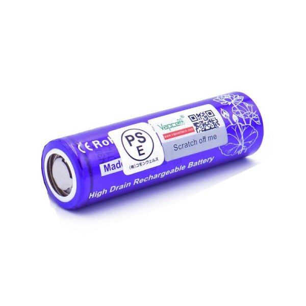 画像3: 【リチウムイオン電池】 VAPCELL  INR 21700 3100mah 35A 【PURPLE】 (3)