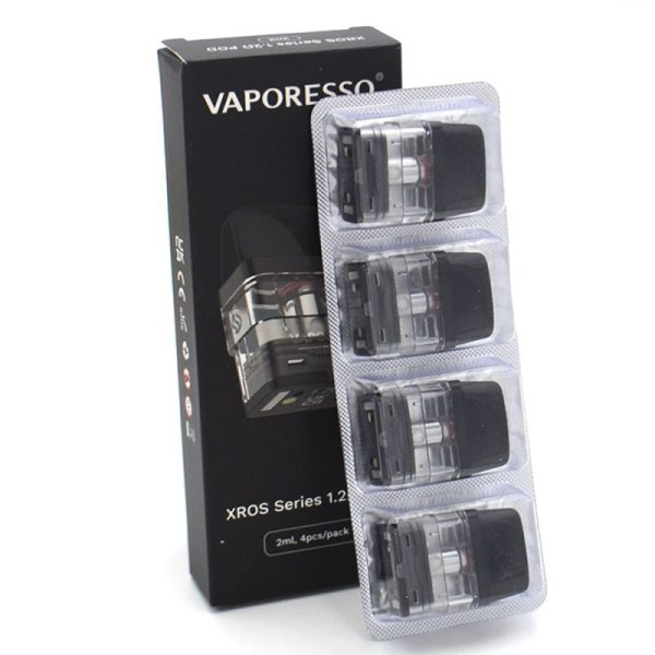 画像3: 【メール便送料無料!】【パーツ】 Vaporesso XROS XROS2 Pod Cartridge 2ml 4個入り ( ヴェイポレッソ クロス クロス2 ) (3)