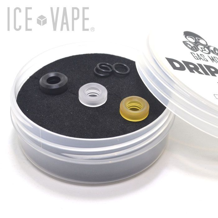 ドリップチップ Gas Mods 3 In 1 Black Ultem Clear Vol 1 0 電子タバコ ベイプ専門店 Ice Vape
