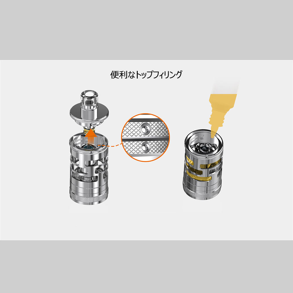 アトマイザー Aspire Nautilus Gt Mini Tank 22mm 電子タバコ ベイプ専門店 Ice Vape