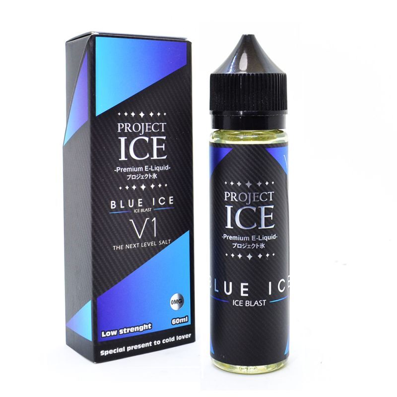 ネコポス 送料無料！】【E-リキッド】Project Ice ブルーアイス 60ml ミント メンソール アイス - 電子タバコ  ベイプ専門店 ICE  VAPE